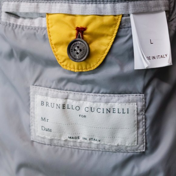 Brunello Cucinelli Yellow Puffer Vest - Picture 11 of 16